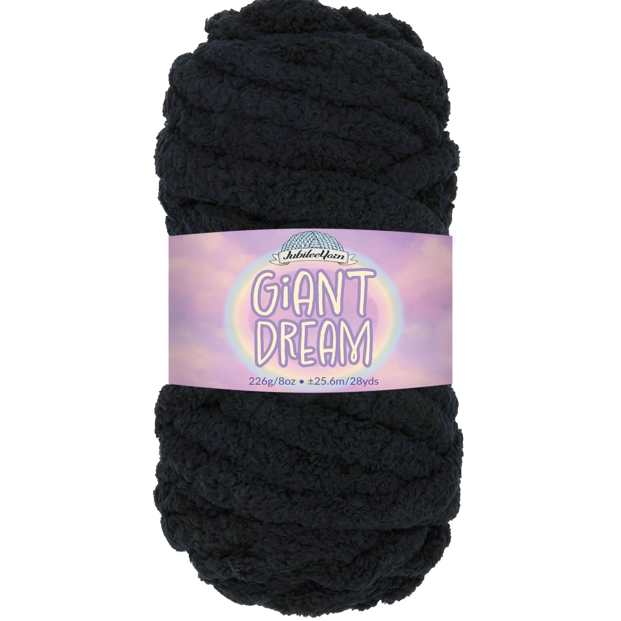 1 Skein 2 Skeins Available in Black Yarn Bee Soft & Sleek Super Bulky Yarn,  8oz/227g, 70yds/64m, Super Bulky 6 