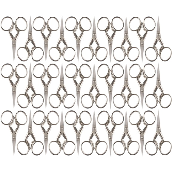 JubileeYarn JubileeYarn Leg Shaped Embroidery Scissors - Silver - 30 Scissors