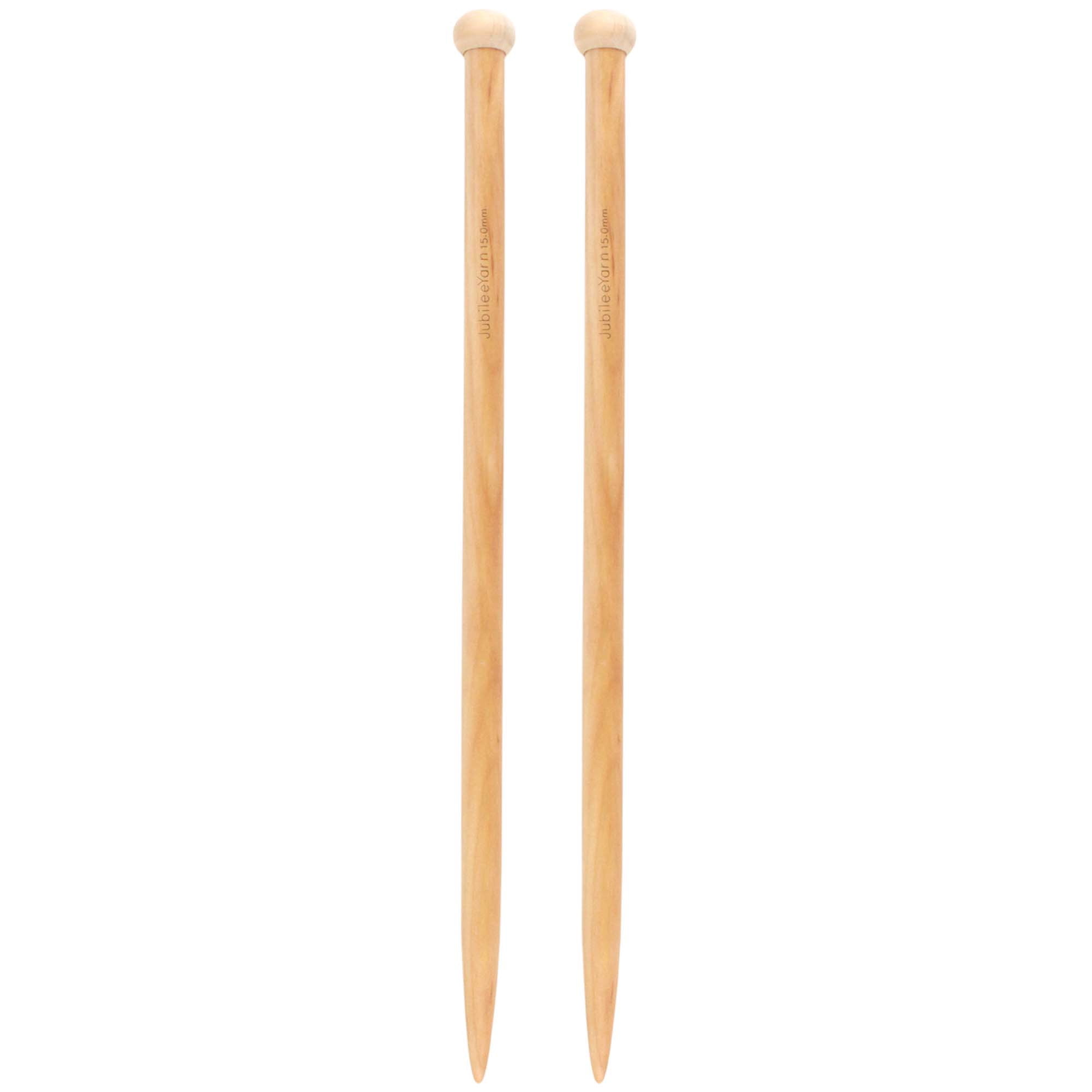 JubileeYarn 9 Single Point Bamboo Knitting Needles Set