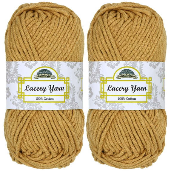 JubileeYarn Lacery Yarn - Chunky Cotton - 100g/Skein - Lark - 2 Skeins