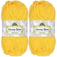 thumbnail image 1 of JubileeYarn Lacery Yarn - Chunky Cotton - 100g/Skein - Super Sunshine - 2 Skeins, 1 of 6