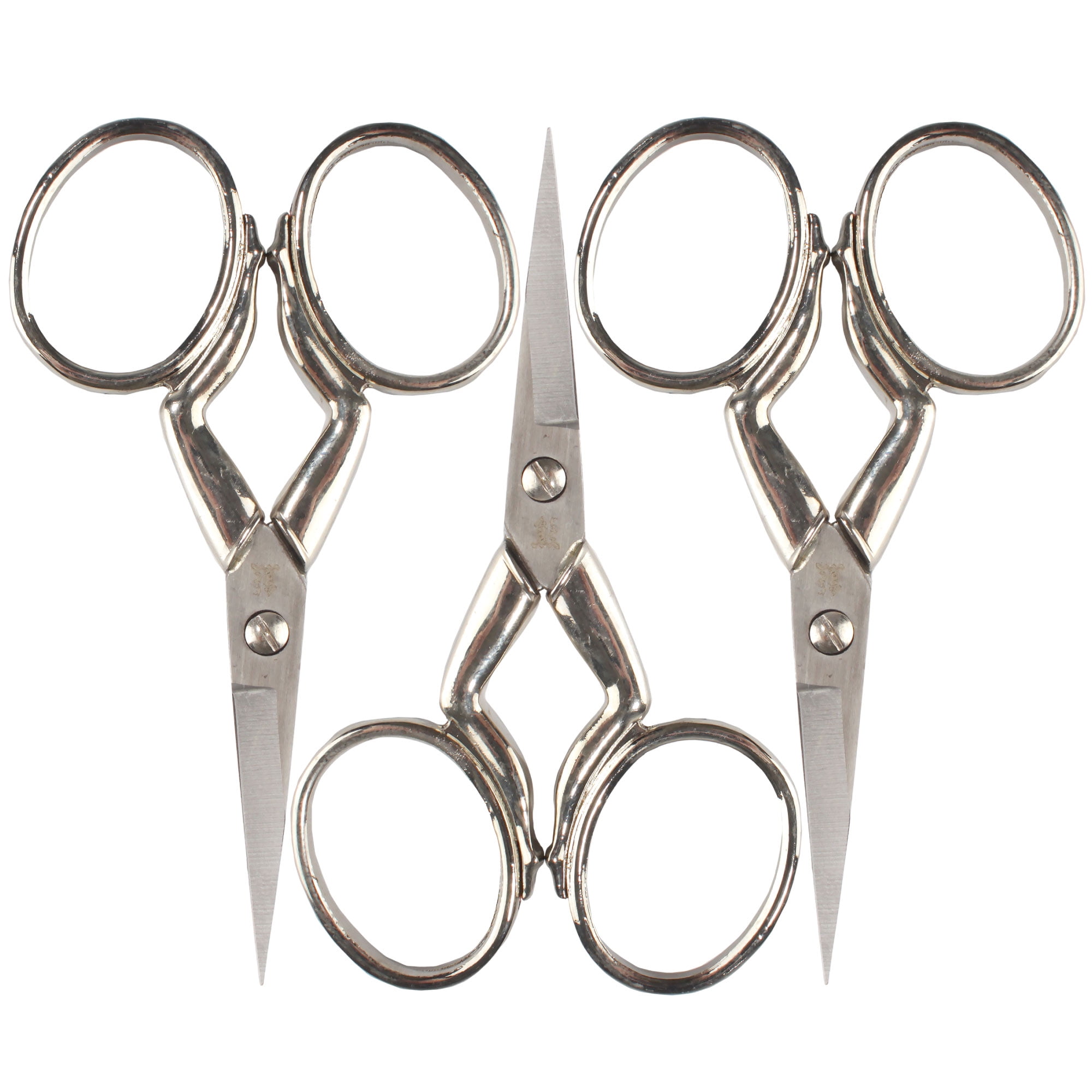 JubileeYarn Leg Shaped Cast Embroidery Craft Scissors - Silver - 3 ...
