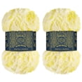 thumbnail image 1 of JubileeYarn Luxe Fluff Yarn - 100g/Skein Chunky Polyester Faux Fur - Meadowlark - 2 Skeins, 1 of 7