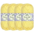 thumbnail image 1 of JubileeYarn Dainty Light Yarn - 100g/Skein Worsted Weight Cotton - 600 Light Buttercream - 4 Skeins, 1 of 7
