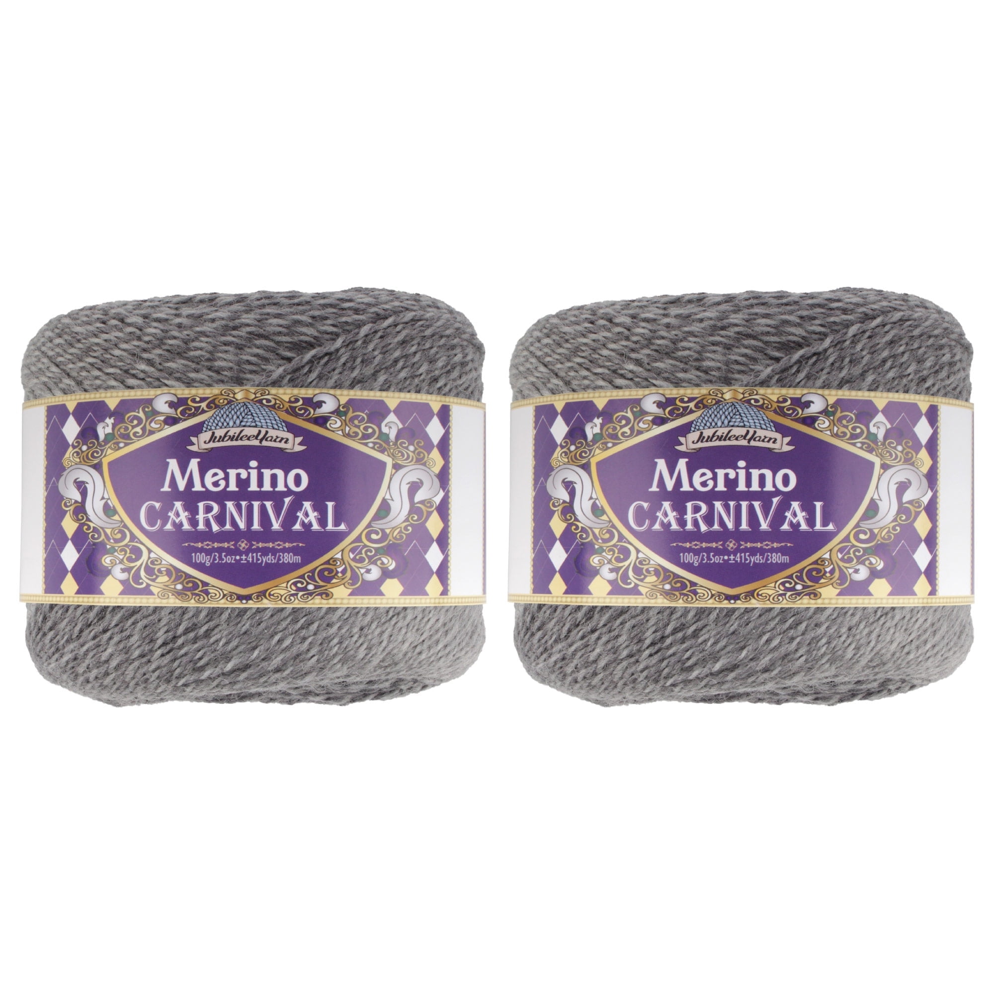 JubileeYarn Merino Carnival Yarn - Ombre Sport Weight Merino Wool - 100g/Cake - Moretta - 2 Cakes