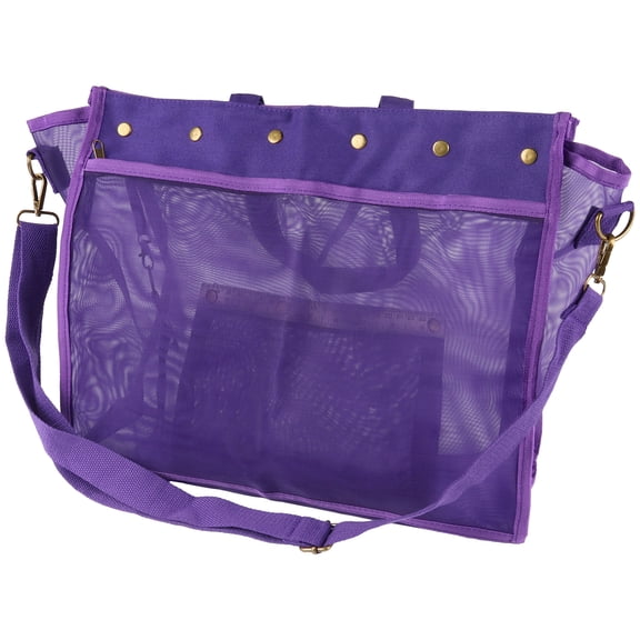 JubileeYarn Mesh Yarn Storage Tote Bag - Purple - 1 Bag