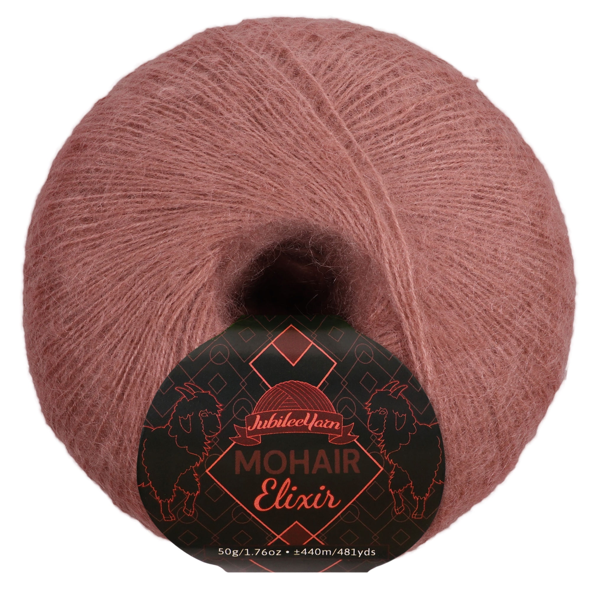 JubileeYarn Mohair Elixir Yarn - 50g/Skein Baby Wool Blend - Hippie ...