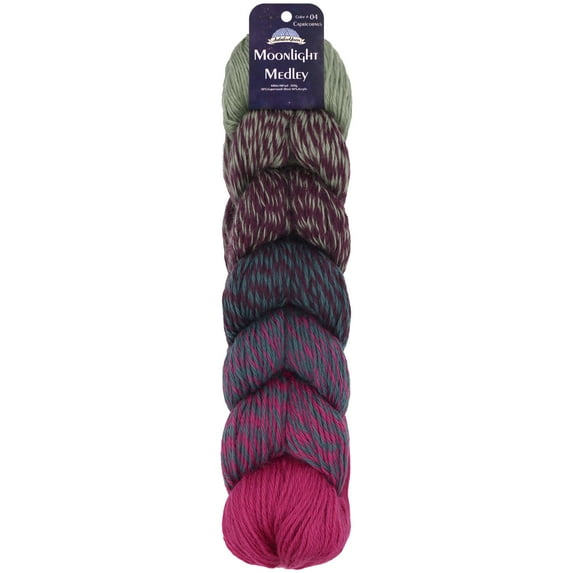 JubileeYarn Moonlight Medley Yarn - Ombré DK Merino Wool/Acrylic - 200g/Hank - Sagittarius - 1 Hank