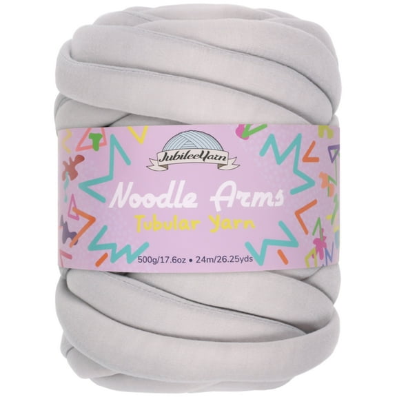JubileeYarn Noodle Arms Yarn - 500g/Skein Tubular Jumbo Polyester - Aerials - 1 Skeins