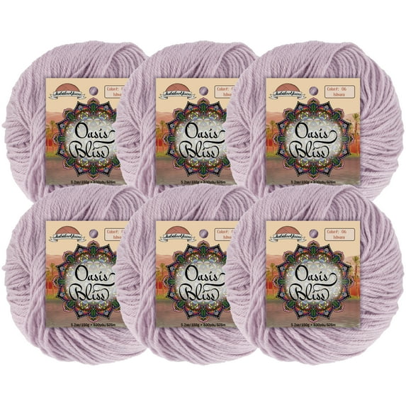 JubileeYarn Oasis Bliss Yarn - Super Fine Weight - 25g/Ball - Ishvara - 6 Balls