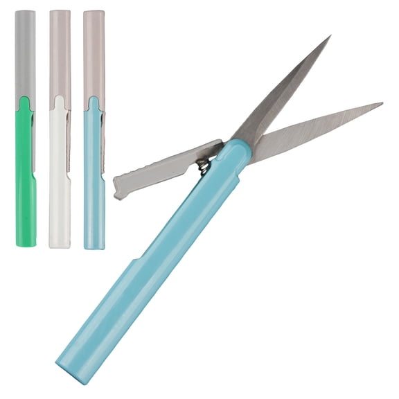 JubileeYarn Penblade Pen-Style Portable Travel Scissors - Sage, Turquoise, & Green - 1 Pair Each