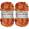 thumbnail image 1 of JubileeYarn Pom Bomb Yarn - Super Bulky Polyester - Bombay Nights - 2 Skeins, 1 of 7