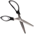 thumbnail image 1 of JubileeYarn Professional Grade Pinking Shears - 9.5" Serrated Stainless Steel - Black & Grey - 1 Unit, 1 of 7