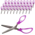 thumbnail image 1 of JubileeYarn Professional Grade Pinking Shears - 9.5" Serrated Stainless Steel - Purple - 30 Unit Bulk Pack, 1 of 7