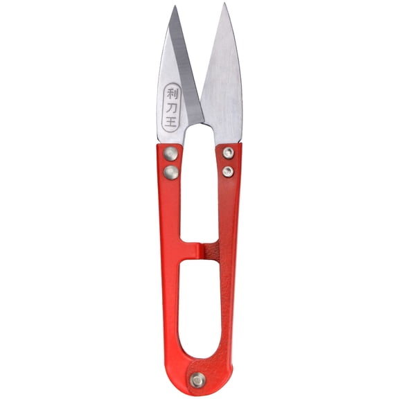 JubileeYarn Hobby Forge Snips - Mini Metal Cutter for Pruning and Embroidery - Red - 1 Unit
