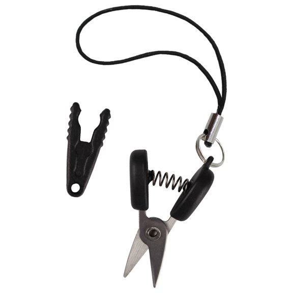 JubileeYarn Snippy Portable Keychain Scissors - Atomic Black - 1 Scissor