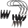 thumbnail image 1 of JubileeYarn Snippy Portable Keychain Scissors - Atomic Black - 3 Scissors, 1 of 6