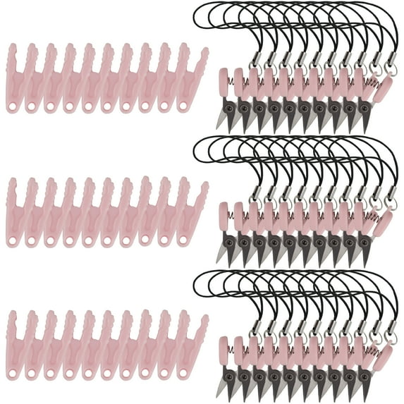 JubileeYarn Snippy Portable Keychain Scissors - Sugar Pink - 30 Scissors