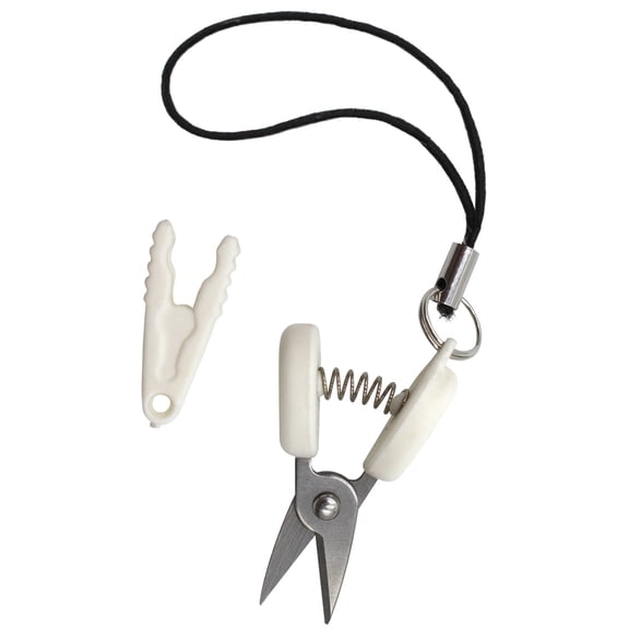 JubileeYarn Snippy Portable Keychain Scissors - White - 1 Pair
