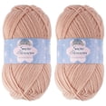thumbnail image 1 of JubileeYarn Snow Blossom Yarn - DK Superwash Wool - Salmon - 2 Skeins, 1 of 6