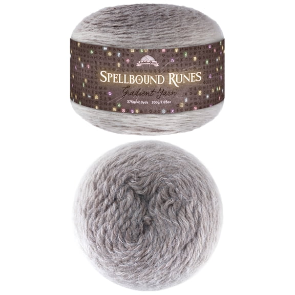 JubileeYarn Spellbound Runes Yarn - 200g/Cake Worsted Acrylic - Dark Blast - 1 Cake