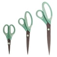 thumbnail image 1 of JubileeYarn Titanium Softgrip Scissors Set for Sewing, Arts, Crafts, Office - 1 Set of 3 - Mint Green, 1 of 5