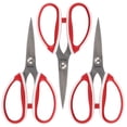 thumbnail image 1 of JubileeYarn Workhorse Bertha All Purpose Heavy Duty Scissors - Red & White - 3 Pairs, 1 of 7