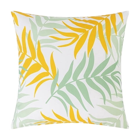 Jubipavy 17.72" Waterproof Tropical Leaf Outdoor Pillow Cover, Nylon-Spandex Cushion Case for Patio & Home Decor, 7 Color Options