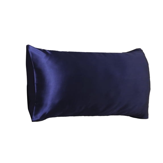 Jubipavy 29.13"×18.89" Satin Envelope Pillowcase, Soft Hair & Skin Friendly Pillow Cover, Multi-Color Options