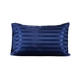 thumbnail image 1 of Jubipavy 29.53"×20.08" Satin Striped Pillowcase, Smooth Satin Pillow Cover, Hair & Skin Friendly, Multi-Color Options, 1 of 4