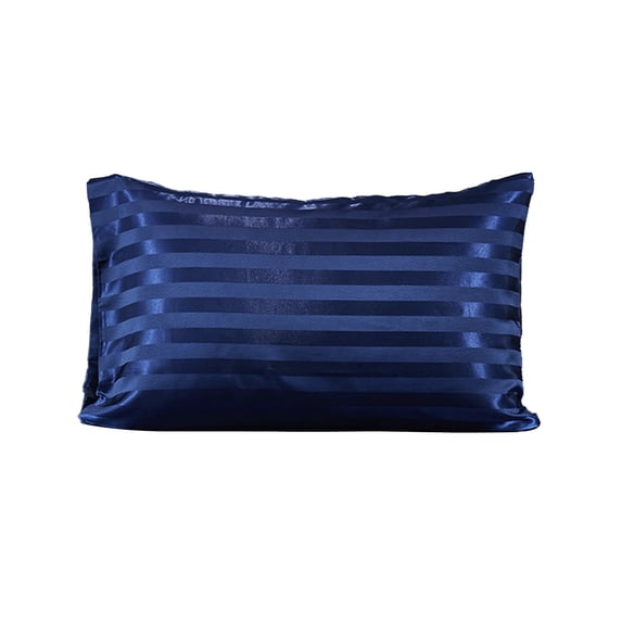 Jubipavy 29.53"×20.08" Satin Striped Pillowcase, Smooth Satin Pillow Cover, Hair & Skin Friendly, Multi-Color Options