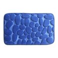 thumbnail image 1 of Jubipavy 3D Pebble Embossed Mat Oval Flannel Carpet Living Room Entrance Mat Bathroom Absorbent Non-Slip Mat, 1 of 4