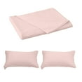 thumbnail image 1 of Jubipavy 3PCS Set Sheet:59.06*90.55in Pillowcase:29.13*18.9in Solid Color Ease Friendly Washable Sheets Bedding, 1 of 6