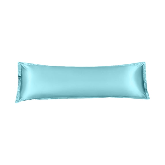 Jubipavy 47.2" × 18.9" Waterproof Long Body Pillowcase, Polyester Satin Cover with Water-Resistant Layer, Soft Breathable for Bedroom Use, 6 Colors Available