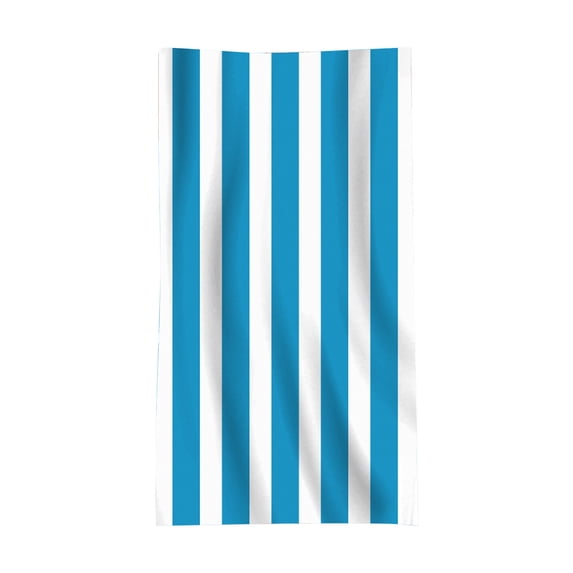 Jubipavy 59.06"×29.53" Classic Striped Polyester Beach Towel(2 Pack), Lightweight Quick Dry High Absorbent Swimming Towel for Beach Pool Camping Travel Gym