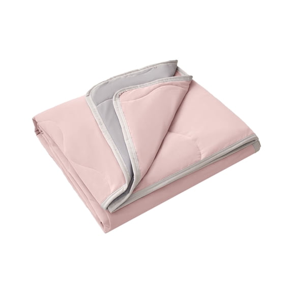 Jubipavy 59.06x43.3in Polyester Summer Quilt, Reversible Cooling Quilt, Machine-Washable Lightweight Air-conditioning Blanket, 4 Colors