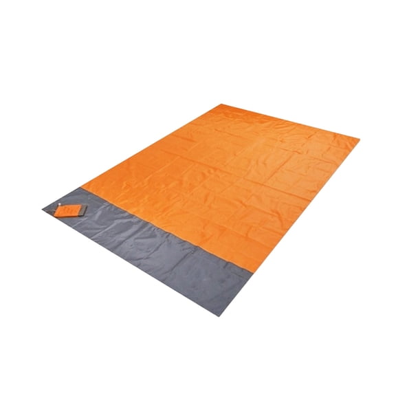 Jubipavy 78.74"×55.12" Oversized Waterproof Picnic Blanket, Foldable Polyester Outdoor Mat for Camping, Beach & Picnics