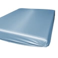 thumbnail image 1 of Jubipavy 78.74" x 86.61" Polyester Satin Fitted Sheet, Non-Slip Mattress Cover, Cooling & Wrinkle-Resistant Bed Sheet, 1 of 5
