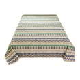 thumbnail image 1 of Jubipavy 94.4" x 78.7" Polyester Printed Bed Sheet, Thick Breathable Non-Slip Sheet, Colorfast Bohemian Style for Dorm & Home, 1 of 5