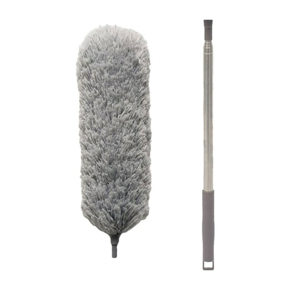 Jubipavy 98in Dusters For Cleaning High Ceiling Fan Microfiber Duster With 30 To 100 In Telescoping Extension Pole For Home Car Furniture