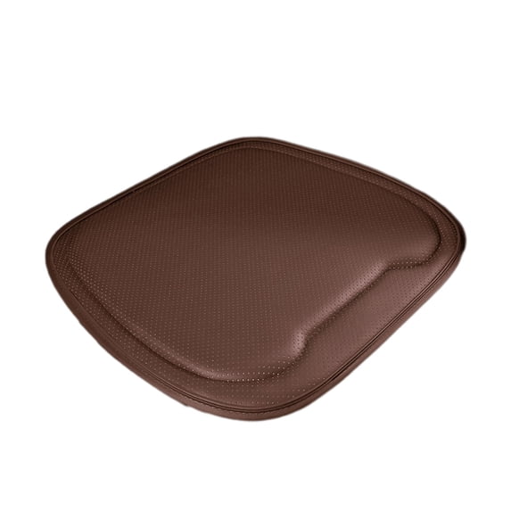 Jubipavy All Season Breathable Faux Leather Car Seat Cushion, Universal Single Driver Seat Pad for Sedan SUV Auto Interior