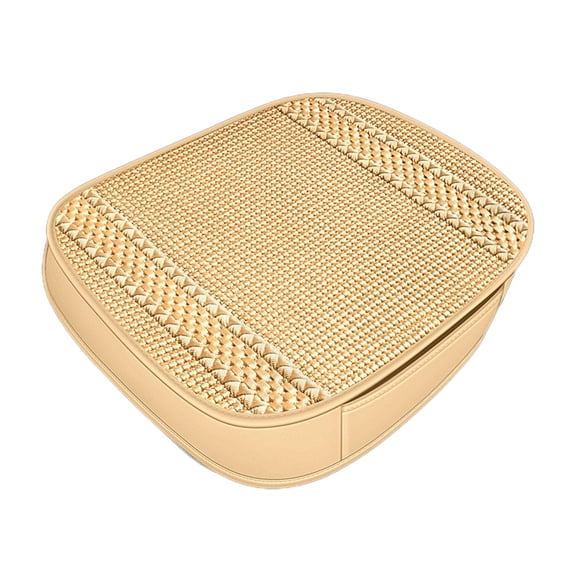 Jubipavy All Season Single Piece Car Seat Cushion, Breathable Airflow Polyester Auto Seat Pad for Vehicle Driver & Passenger Seat