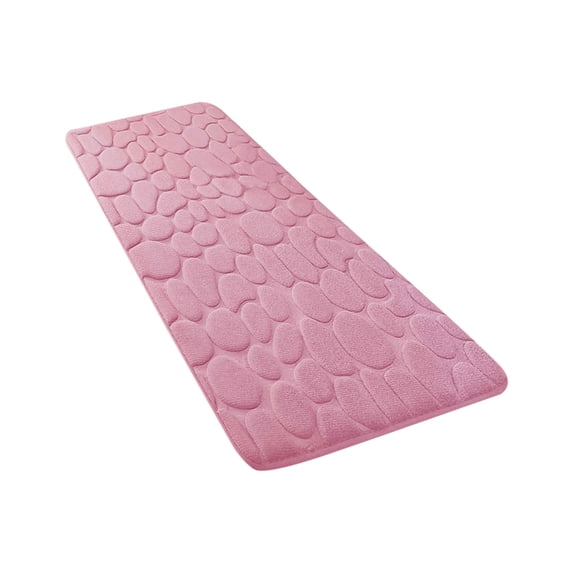 Jubipavy Anti-drop Floor Mat 1pc Bath Rug Embossed Bathroom Mat Water Absorbent And Washable Bath Rugs-Non-Slip-Thick-Soft And Comfortable Carpet For Show