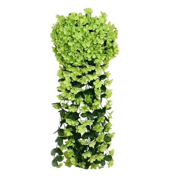 Jubipavy Artificial Flowers 18 Head Hydrangea Decorative Flower Simulated Violet Wall Hanging Silk Flower Showcase Balcony Decoration Fake Flower