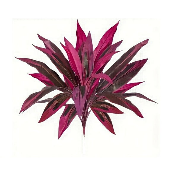 Jubipavy Artificial Greenery Stems Simulated Red Banana Tree Green Plant Indoor Landscaping Coffee Table Tea Table Entrance Hall Floral Decoration