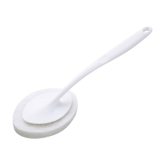 Jubipavy Bathroom Cleaning Supplies Scrub Brush Ergonomic Handle LaborSaving Sponge Head Multifunctional Scrubbing Brush For Bathroom