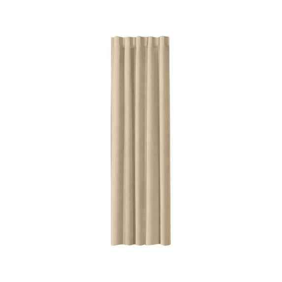 Jubipavy Blackout Curtain Panel, 52" W x 84" L Polyester Rod Pocket Curtain for Bedroom Living Room, Multiple Color Options