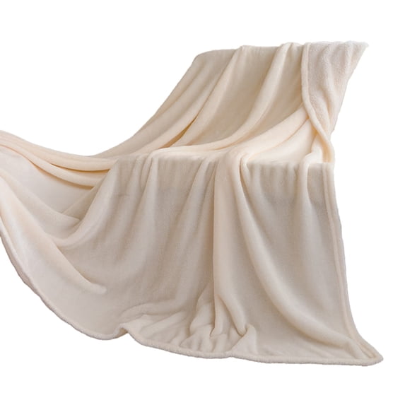 Jubipavy Blankets 150 X 200cm Super Soft Warm Solid Warm Fleece Blanket Throw Rug Sofa Bedding