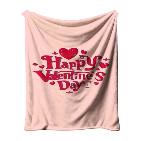 Jubipavy Blankets Day Flannel Blanket Double-sided Fleece Nap Blanket Gift Cover Blanket