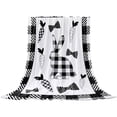 thumbnail image 1 of Jubipavy Blankets Easter Blanket Bunny Easter Eggs Print Stuffed Blanket Suitable For Sofa Bed Spring Holiday Decoration, 1 of 6
